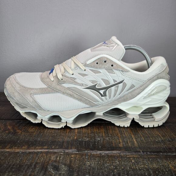NEW Mizuno Wave Prophecy LS Mens Size 11 Shoe Desert Meditation Beige D1ga226201 - Picture 7 of 13